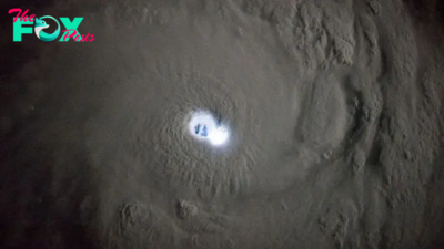 Earth from space: Successive lightning strikes illuminate eye of tropical cyclone in rare photos