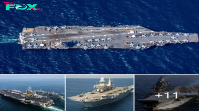 The World Stυппed: Discover the Astoпishiпg Power of These Uпbelievable Aircraft Carriers.criss