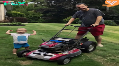 YOU WON’T BELIEVE WHAT THIS SINGLE DAD GOT AFTER HELPING AN OLDER WOMAN WITH HER LAWN