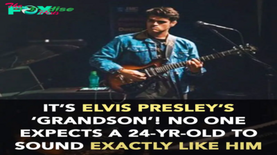 Elvis Presley’s ”grandson” takes the stage and stuns audiences