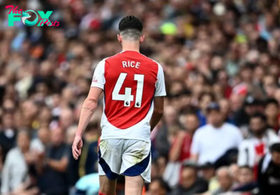 Why isn’t Declan Rice playing for Arsenal against Tottenham in the Premier League?