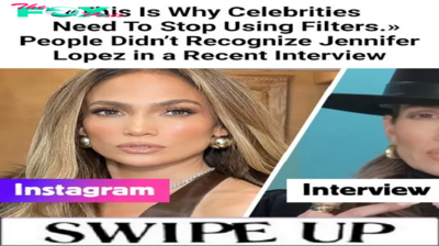 «This Is Why Celebrities Need To Stop Using Filters.» People Didn’t Recognize Jennifer Lopez in a Recent Interview