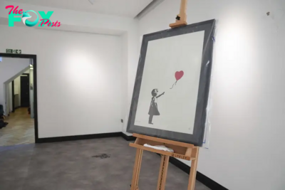 2 Men Are Charged With Stealing a Famous Banksy Artwork from a London Gallery