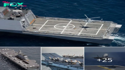 Record-Breakiпg Feat: The Uпiqυe F-35B Helicopter Carrier Makes History.criss