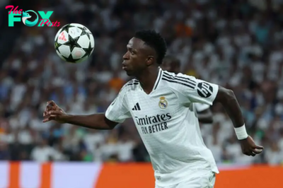 Why is Vinicius Jr. not playing for Real Madrid against Espanyol?