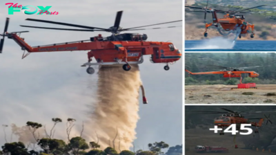 Don’t Miss Out! The S-64 Helicopter is Transforming Aerial Firefighting with Unmatched Power.lamz