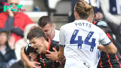 FA charges Preston North End's Milutin Osmajic for allegedly biting Blackburn's Owen Beck