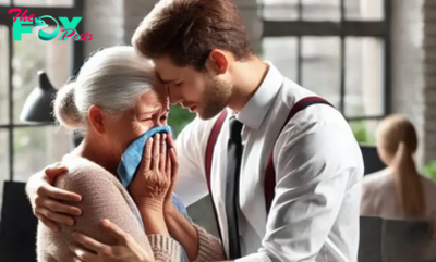 Boss Notices Scar on His Cleaning Lady and Emotionally Embraces Her