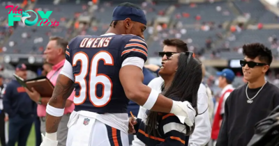 Simone Biles Gives Husband Jonathan Owens Sweet Sideline Kiss Before Chicago Bears Game