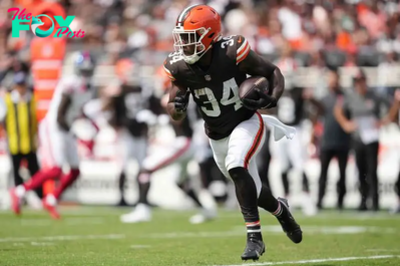 Will Jerome Ford and Pierre Strong Jr. play for the Browns against the Raiders? Running back injury status