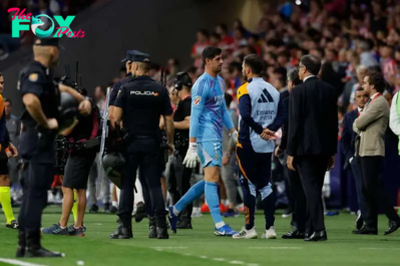 Why was the Atlético Madrid - Real Madrid La Liga match stopped?