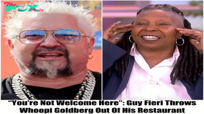 Guy Fieri Takes A Bold Step, Telling Whoopi Goldberg “You’re Not Welcome Here” And Escorting Her Out Of His Restaurant.ngocchau