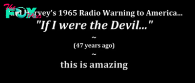 In 1965, a powerful warning was broadcast to the world; 54 years later, it has unfortunately become a reality.