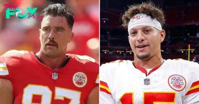 Travis Kelce Teases Patrick Mahomes for Being ‘Glued to His Royals’ During Kelce Car Jam Festivities