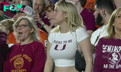 Topless Florida State Fans Steal The Show During Clemson Game