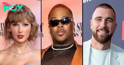 Taylor Swift Reacts to Backup Dancer Kam Saunders’ Brother’s Big Play Against Travis Kelce