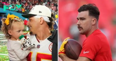 Patrick Mahomes Jokes Planning Travis Kelce Lateral Play Was Like Talking to Daughter Sterling