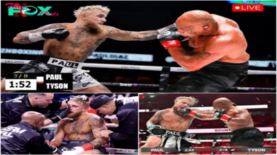 After Making Disrespectful Remarks About Tyson’s Family, Mike Tyson Knocks Out Jake Paul in Just One Round—a Fitting and Well-Deserved Consequence.Linh