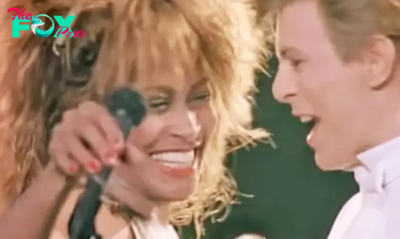 The duet of Iggy Pop’s fragile ballad, sung by Tina Turner and David Bowie, lights up the stage