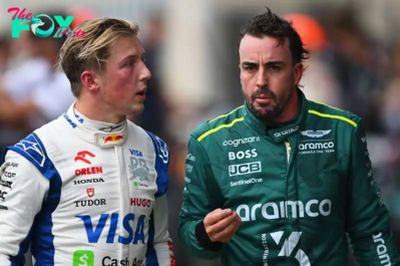 What did Fernando Alonso say to Liam Lawson?