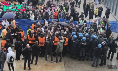 Strict Entry Rules See Frustrated Celtic Fans Held Outside Atalanta Stadium