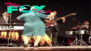 Wow! Grandma’s impressive salsa dancing skills truly lit up the dance floor! She absolutely stole the spotlight with her talent and expertise!