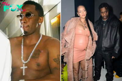 Not ASAP Rocky,At the age of 16, Rihanna admitted to sleeping with Diddy and the aftermath, she cried and said that the baby in her womb was Diddys but she see more.cau