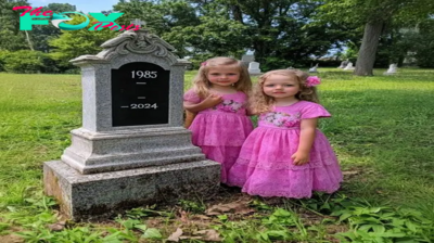 The girls visit their dad’s grave to “show” him their new dresses as he had wished, only to find two boxes with their names on them