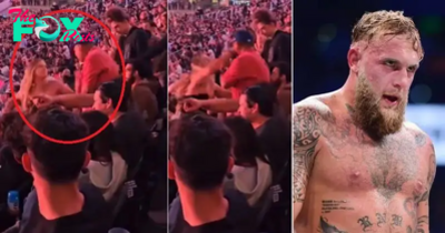 Woman Lands Perfect Punch On Man At Jake Paul Fight (Video)