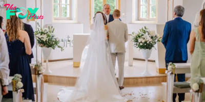 I Noticed Something Odd About the Bride at My Best Friend’s Wedding – When I Lifted Her Dress, Everyone Was Left in Shock