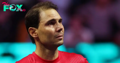 Rafael Nadal Cries During National Anthem Before Playing in the Final Match of His Career