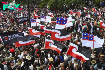 Tens of Thousands Rally at New Zealand’s Parliament in Support of Māori Rights