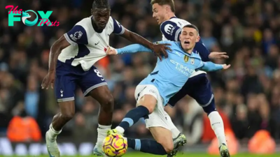 Five crazy stats as Manchester City's losing streak continues in lopsided loss to Tottenham Hotspur