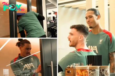 Darwin Nunez tries to lock Gravenberch in the gym – 5 things spotted from Liverpool training