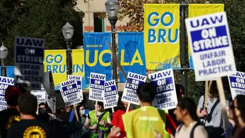 17 workers arrested at sit-in as University of California strike enters 4th week