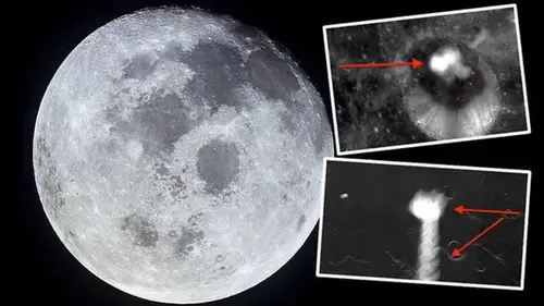 Ufo Sighting: Mysterious ‘Glowing White Clouds’ On The Moon Baffle Alien Expert