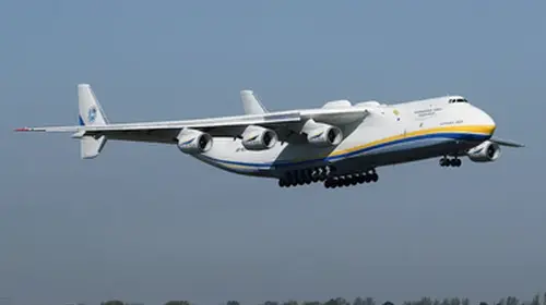 US releases largest freight aircraft ever, breaking thirty world records.