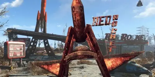 Fallout TV Show Set Leak Reveals Red Rocket And Power Armour