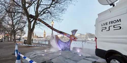 Sony Teases God Of War News As Kratos' Axe Spotted In London