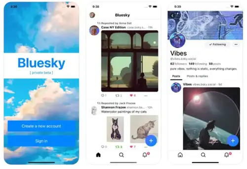 Twitter alternative Bluesky available on app stores