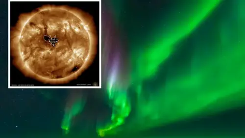 Earth to be hit by solar storm after huge hole opens up in the sun