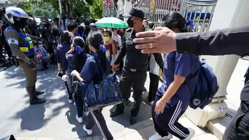 Exploding fire extinguisher kills student and injures 5 others during Bangkok high school fire drill