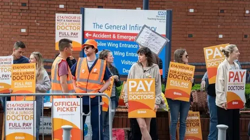 Doctors in England escalate pay dispute as they announce another 4-day walkout in August