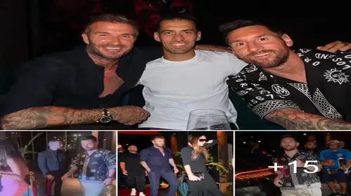 “Inside a Luxury Miami Restaurant: David Beckham, Messi, and Busquets Treat Their Wives to a £1,000 Steak”