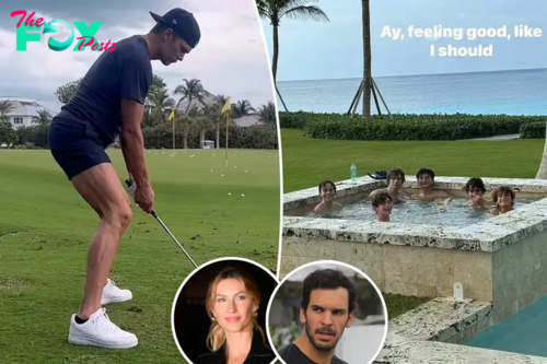 Tom Brady jets to Bahamas with son after Gisele Bündchen’s Valentine’s Day kiss with jiu-jitsu trainer