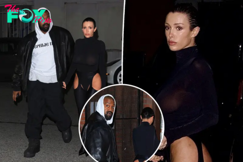 Bianca Censori back to wearing revealing clothes with butt-baring outfit as Kanye West remains fully covered