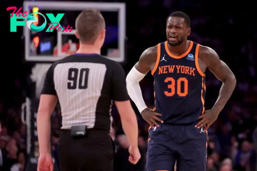 Why isn’t the Knicks’ Julius Randle playing in Game 3 against the Pacers today?