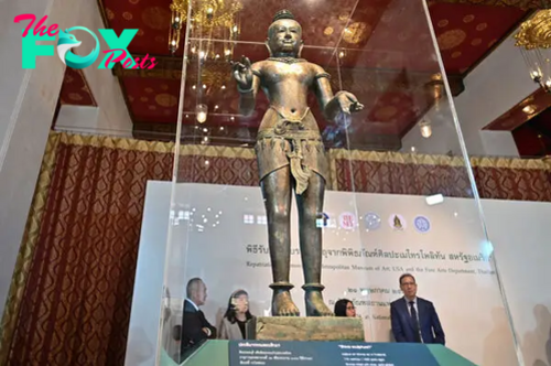 Thailand Celebrates Return of ‘Golden Boy’ in Rare Repatriation of Southeast Asian Artifacts