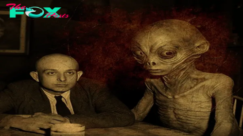 nht.Recently Uncovered: Alleged Photo Shows Secret Interview with Alien in Concealed Chamber