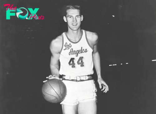 What was Jerry West’s record as a player with the Lakers? How many NBA finals did he lose?